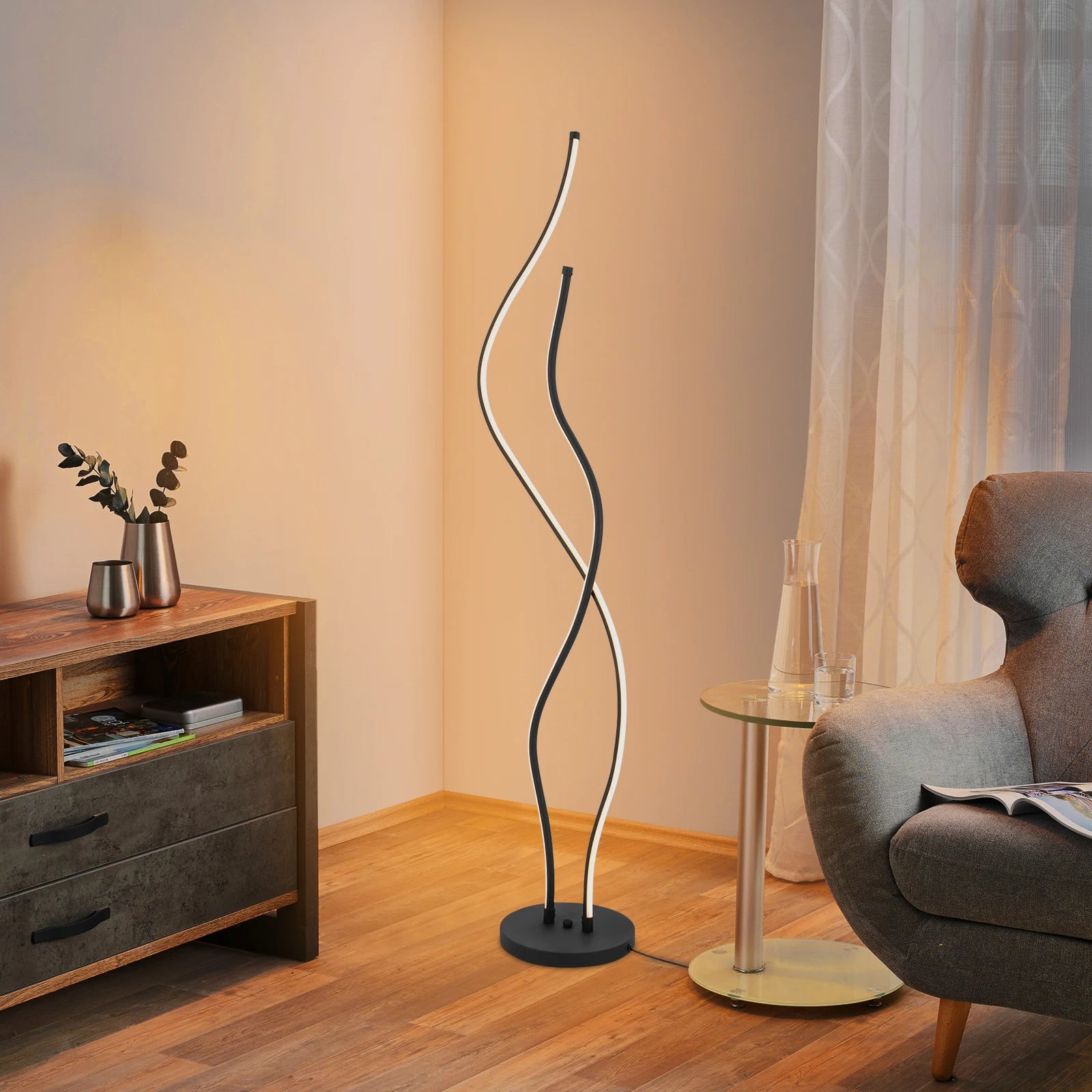 Gulvlampe i moderne stil