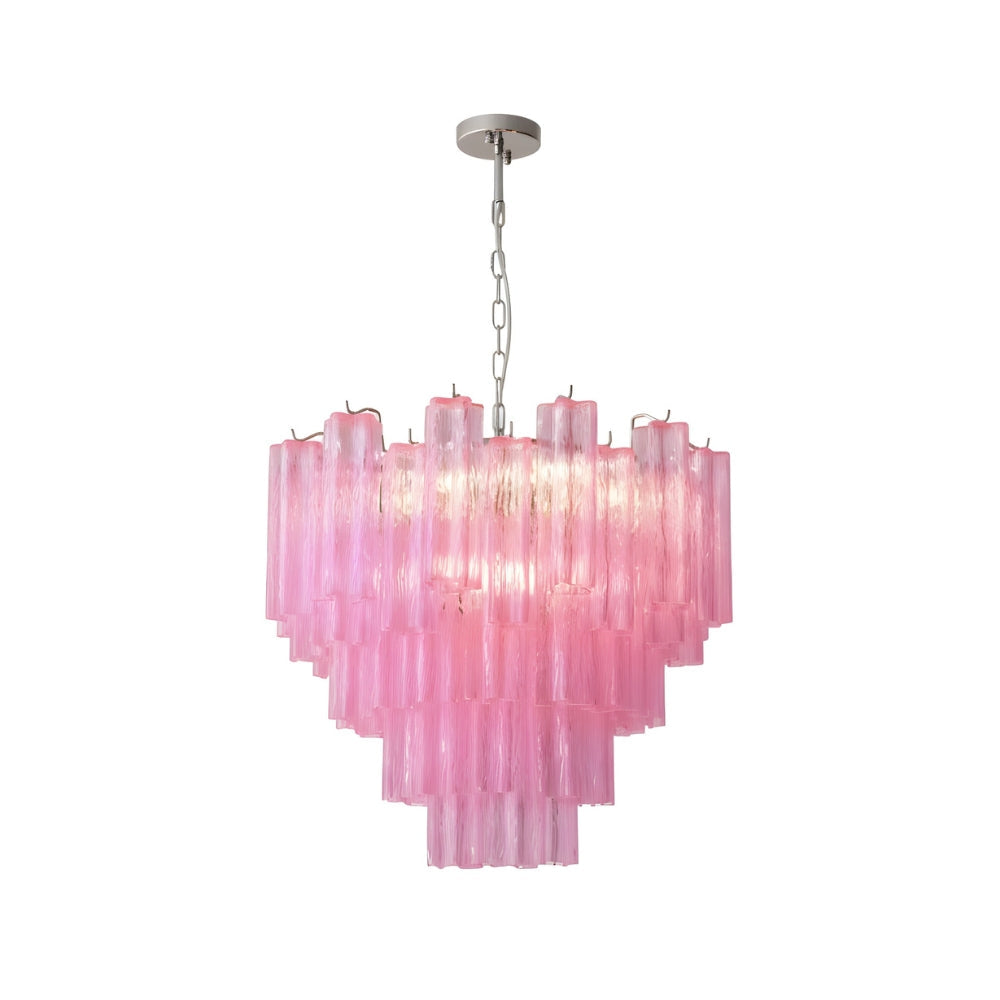 Lysekrone i fransk glas