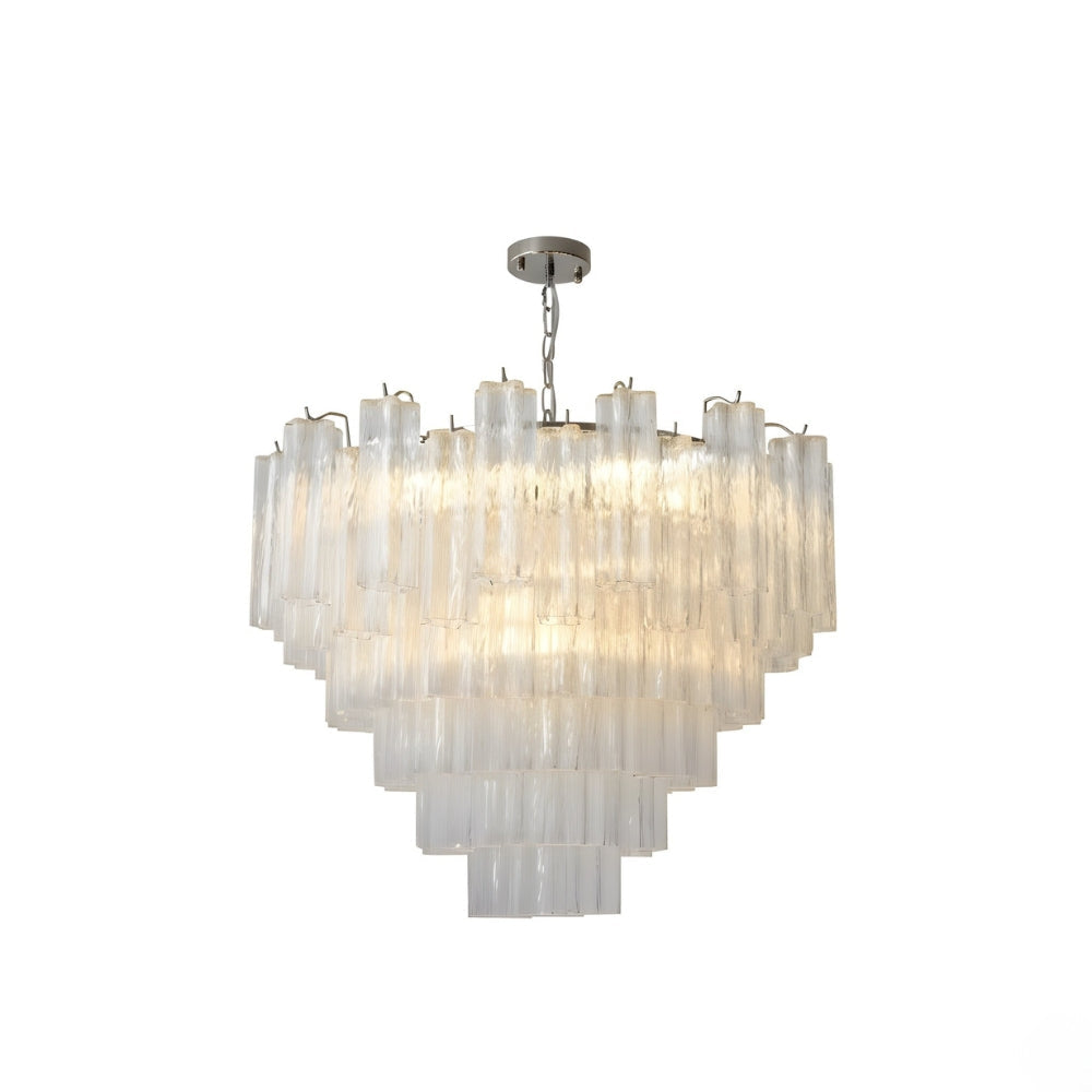 Lysekrone i fransk glas