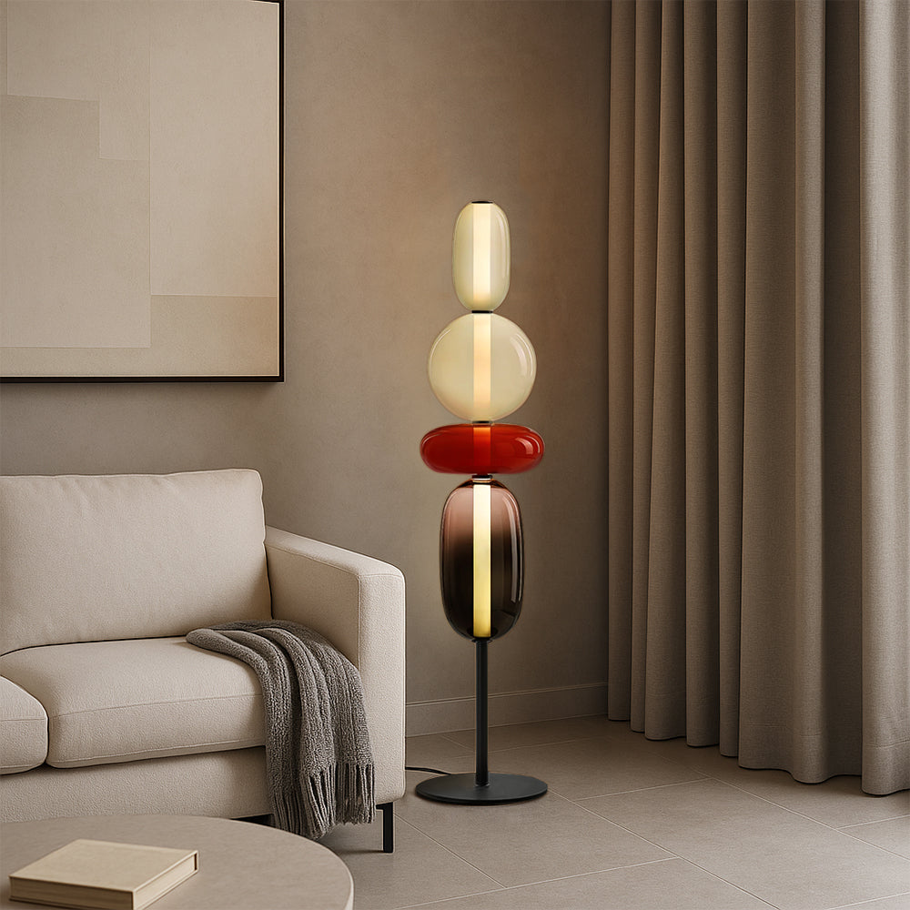 Kandiseret gulvlampe