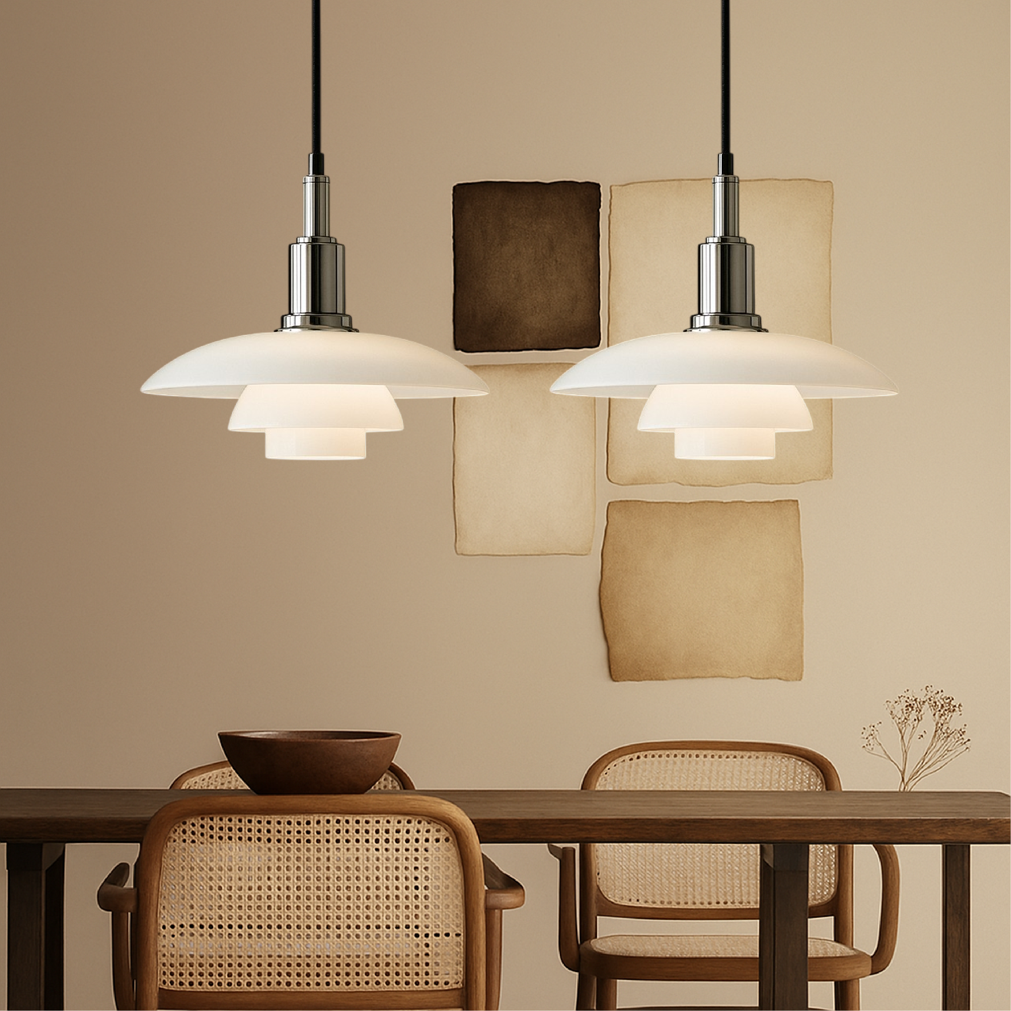 2/3 Head Dansk designer pendel