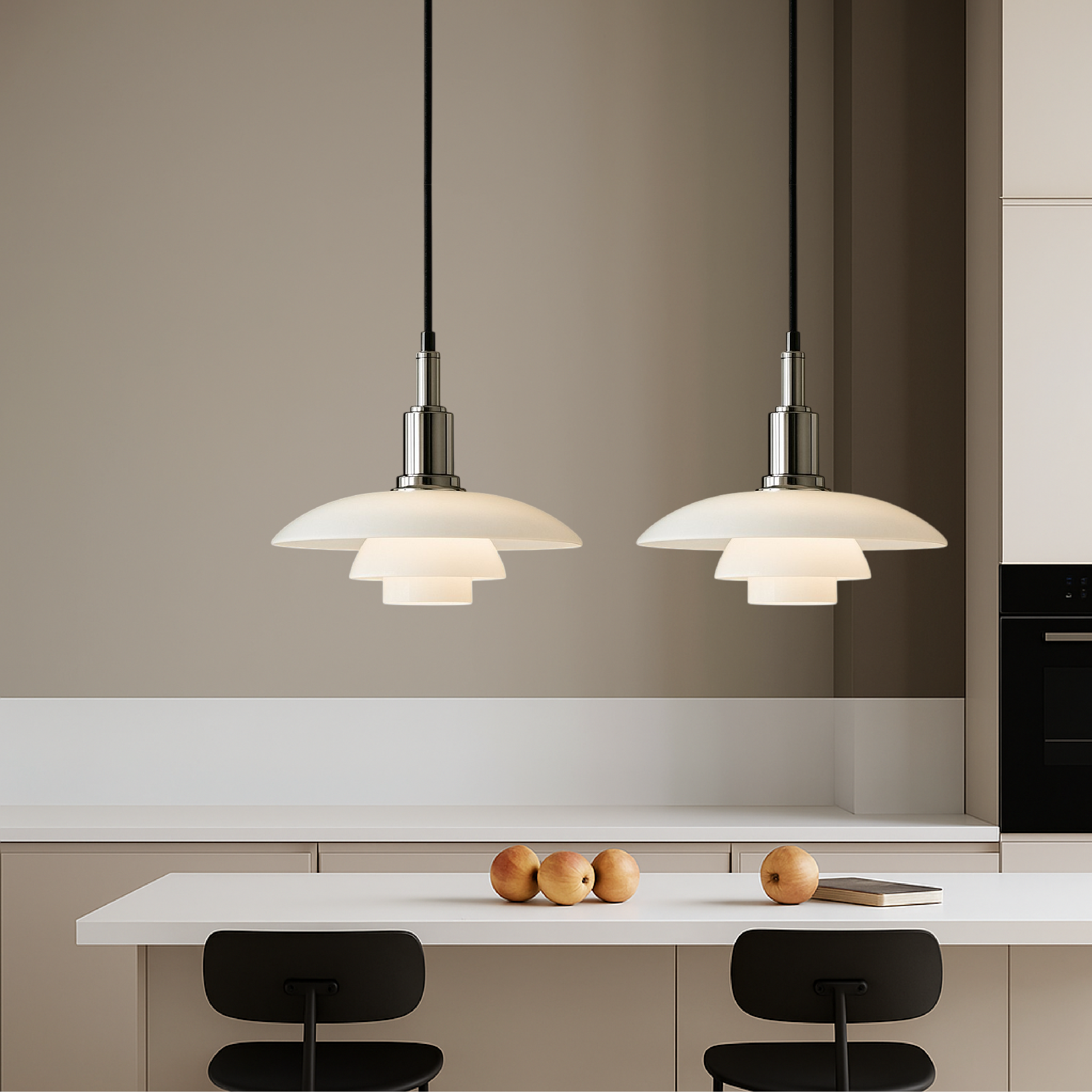 2/3 Head Dansk designer pendel