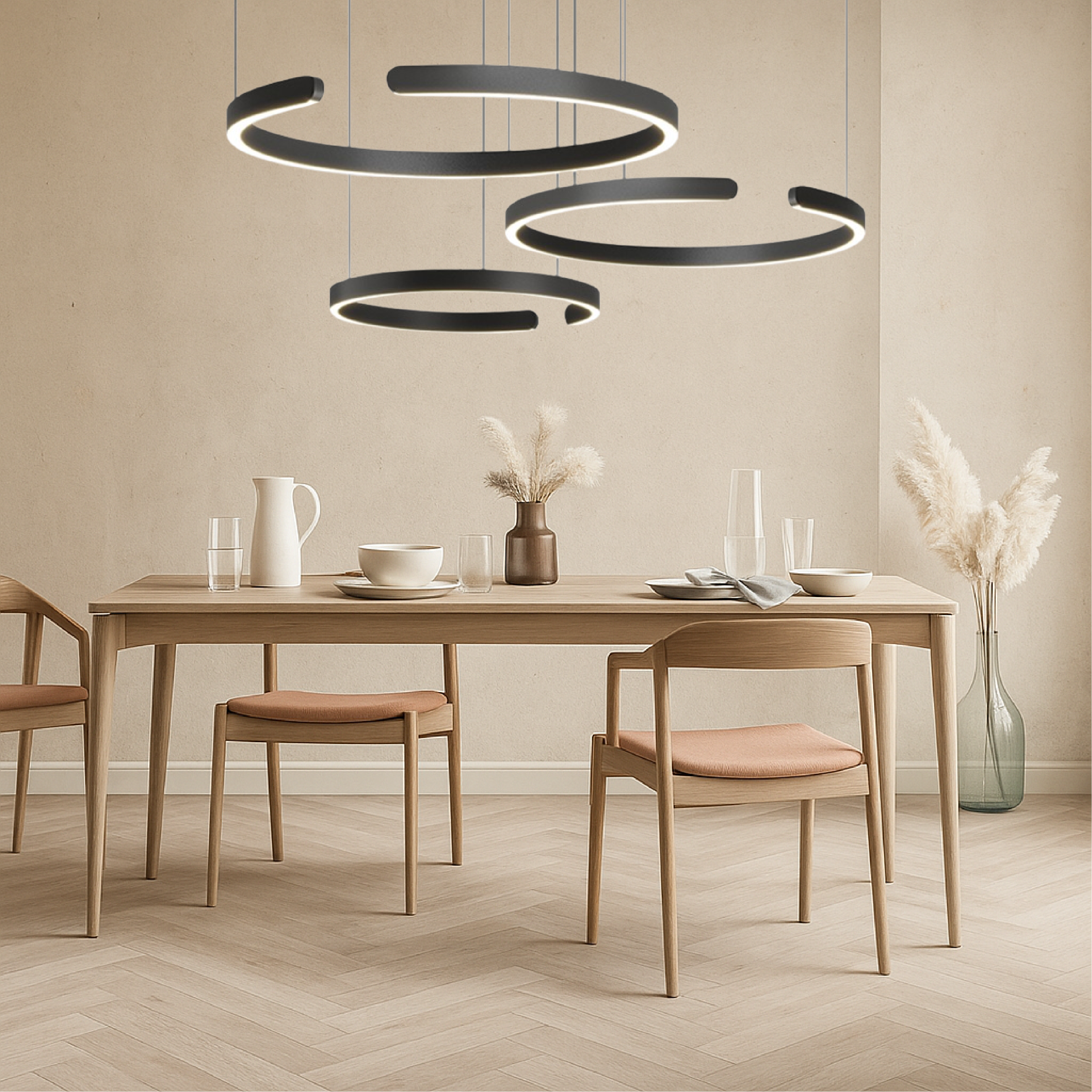 Nordisk pendel med 3 ringe