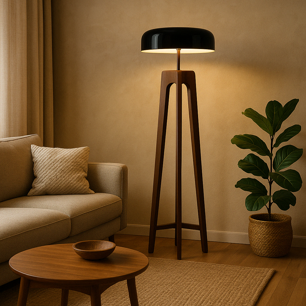 Gulvlampe i nordisk stil