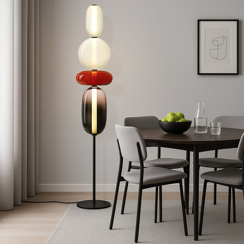 Kandiseret gulvlampe