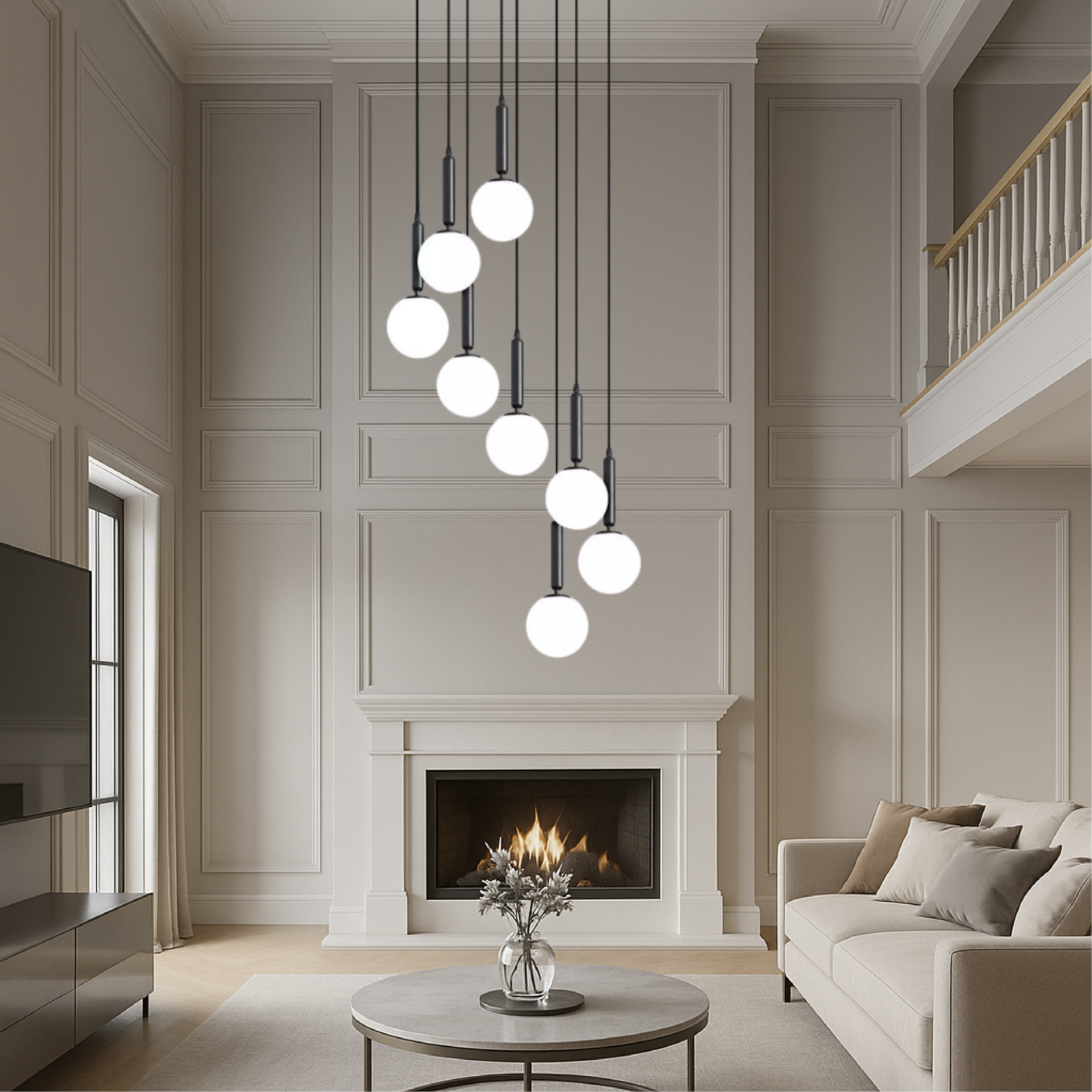 Eva's Staircase Chandelier Sort