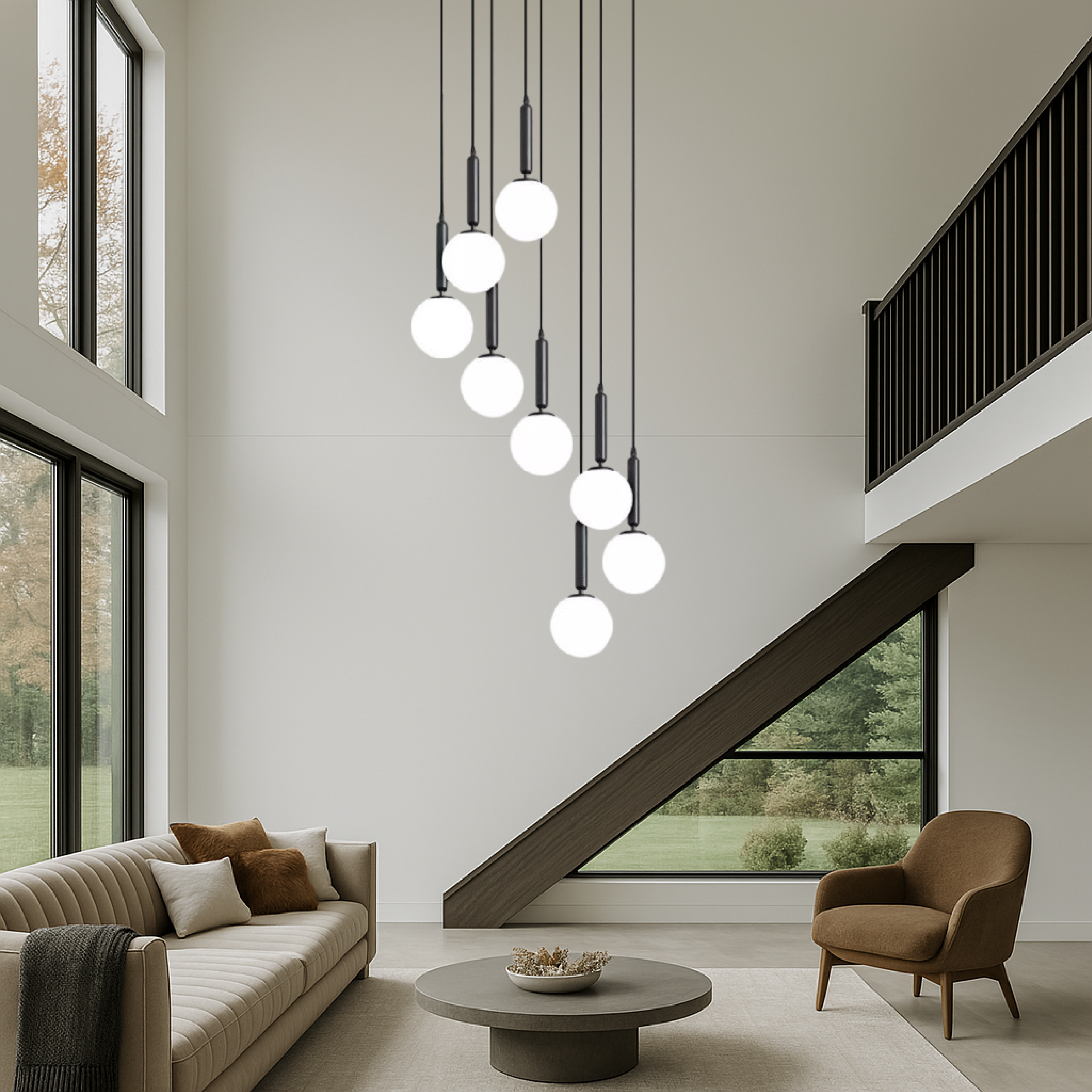 Eva's Staircase Chandelier Sort