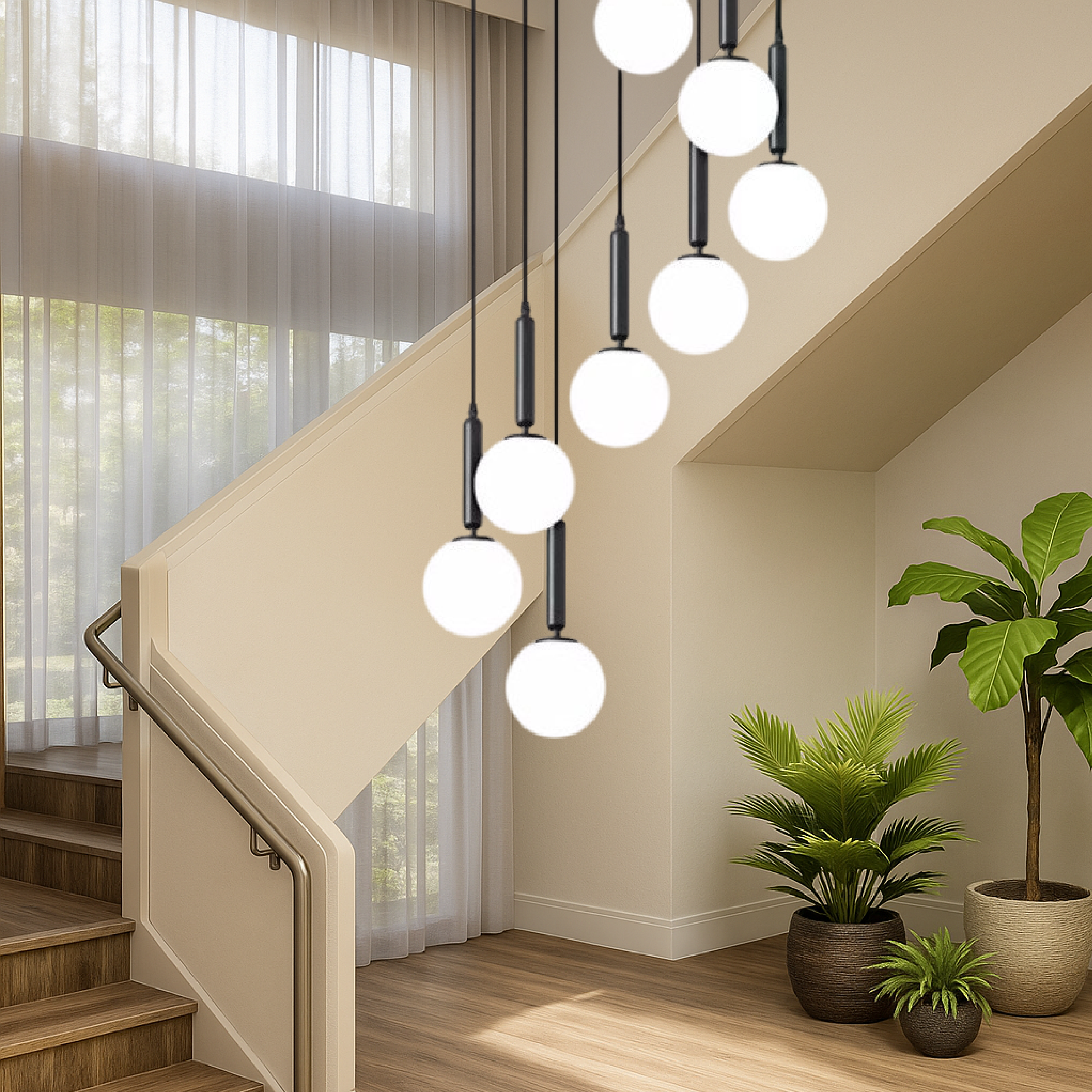 Eva's Staircase Chandelier Sort
