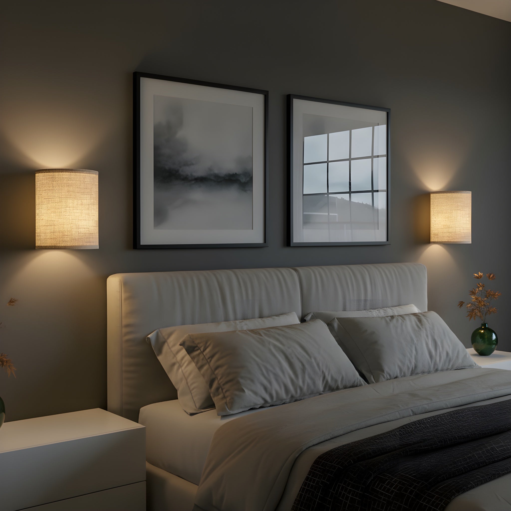 1+1 gratis stof-vægscones