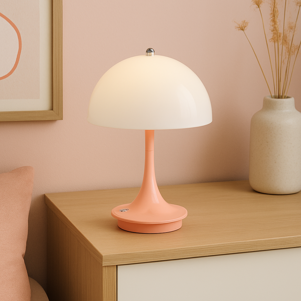 Champignon-bordlampe
