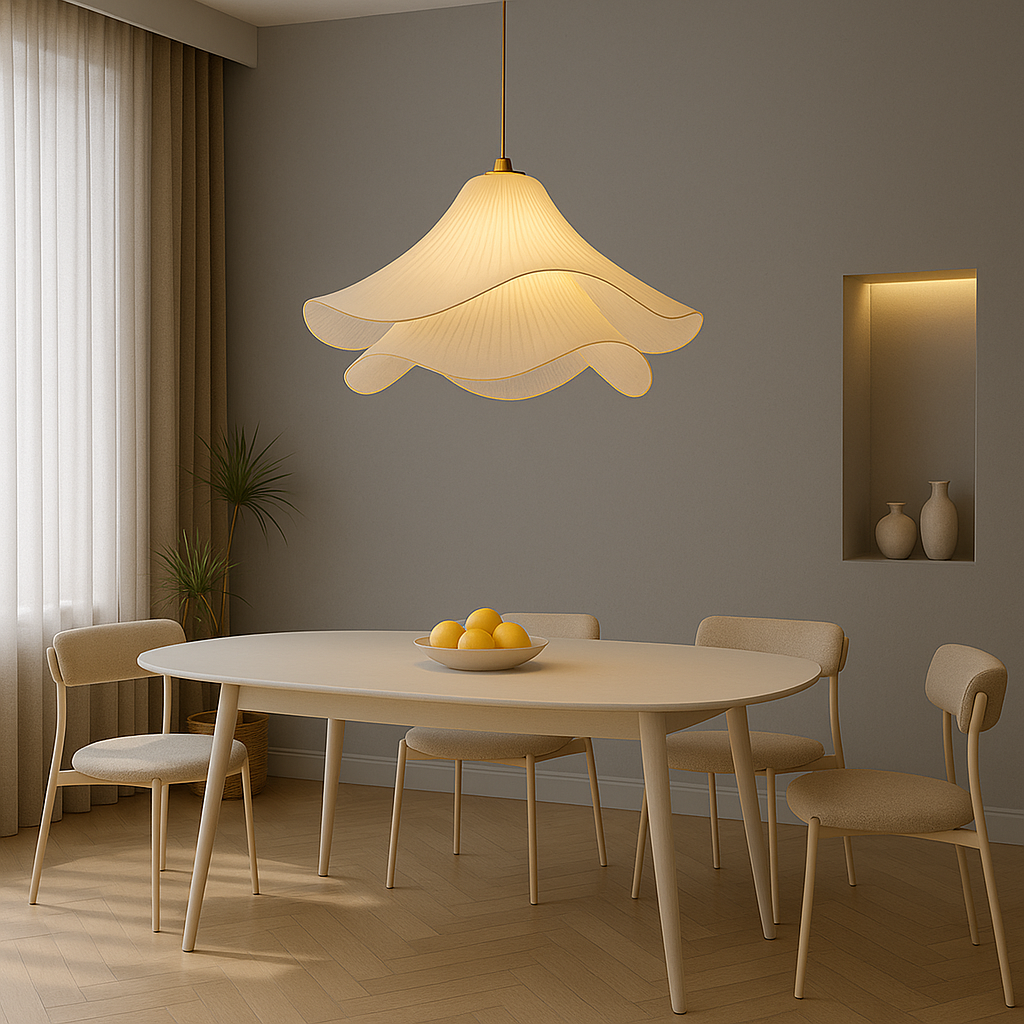 Etherule blomst pendel lampe
