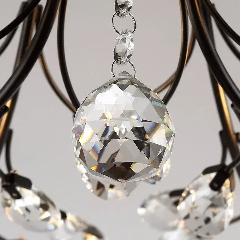 Luksus loftslampe i krystal