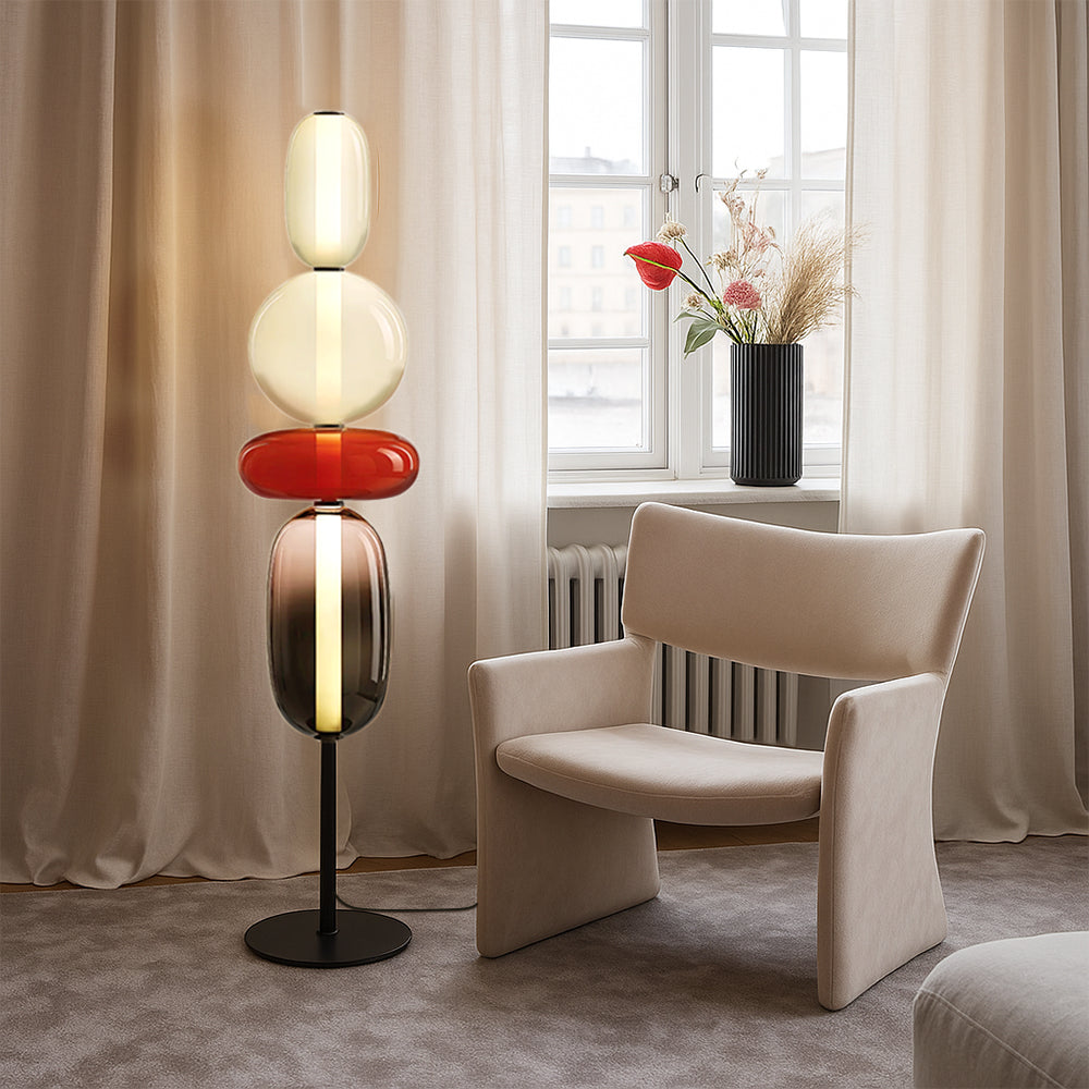 Kandiseret gulvlampe