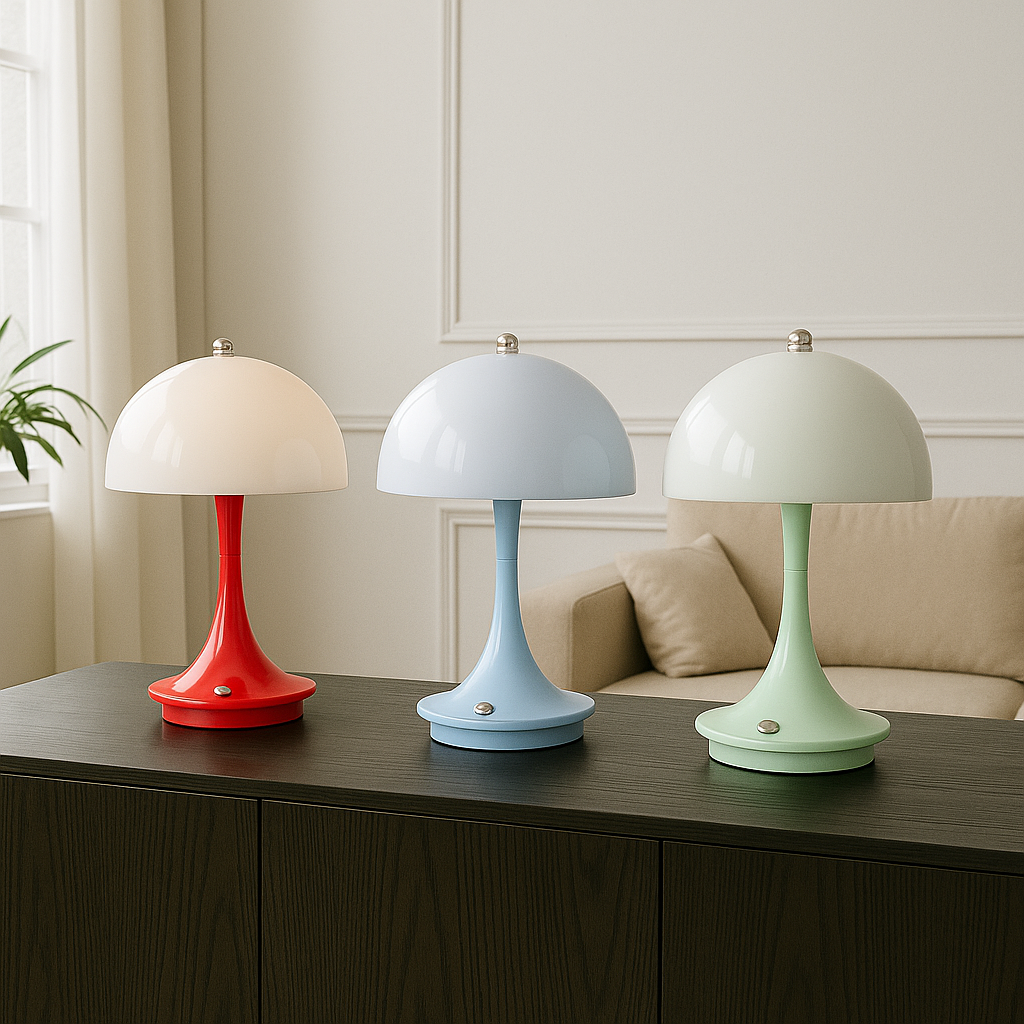 Champignon-bordlampe