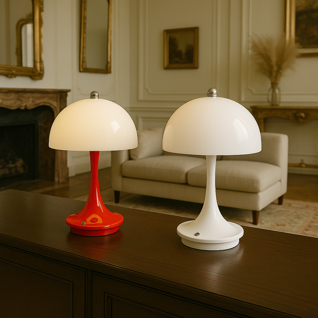 Champignon-bordlampe