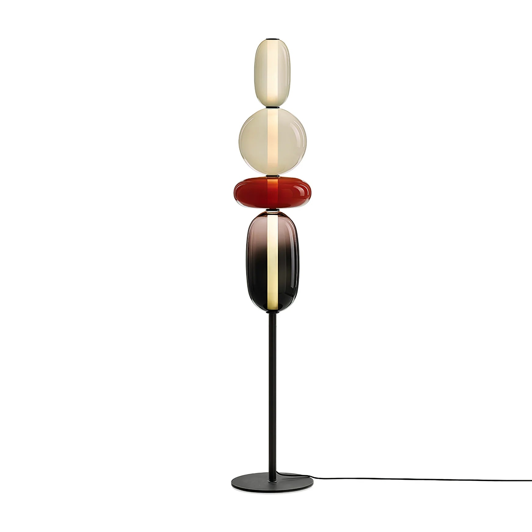 Kandiseret gulvlampe