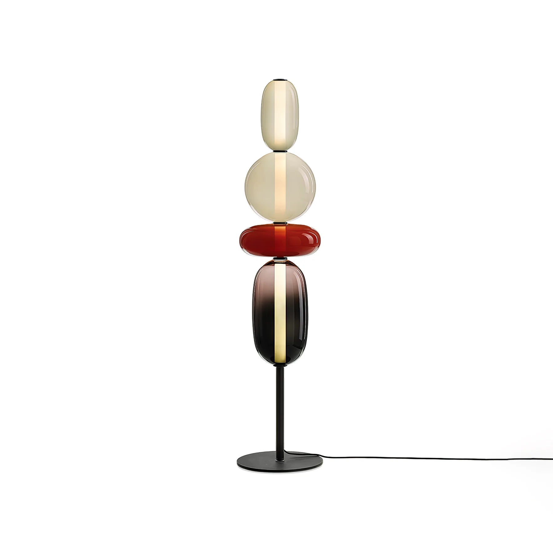 Kandiseret gulvlampe