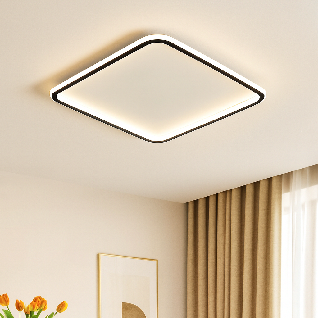 Mysaglobe Skandinavisk firkantet loftslampe