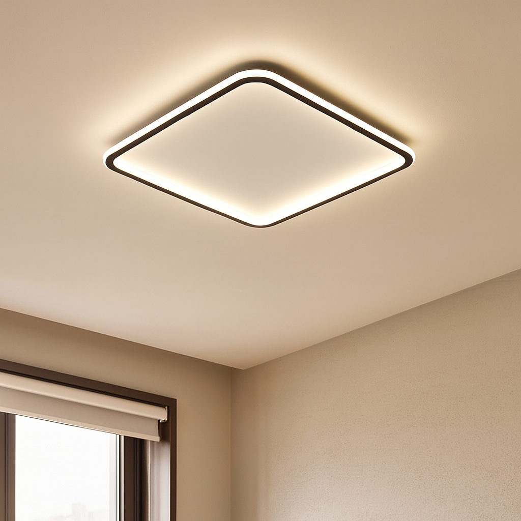Mysaglobe Skandinavisk firkantet loftslampe