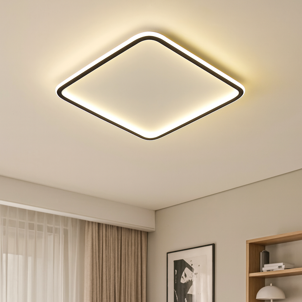 Mysaglobe Skandinavisk firkantet loftslampe