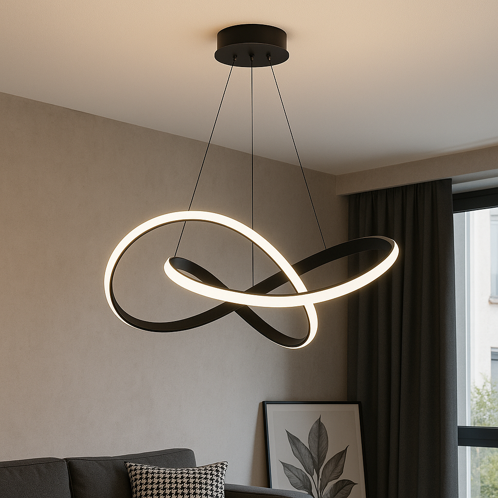 Moderne pendellampe til spisestuen