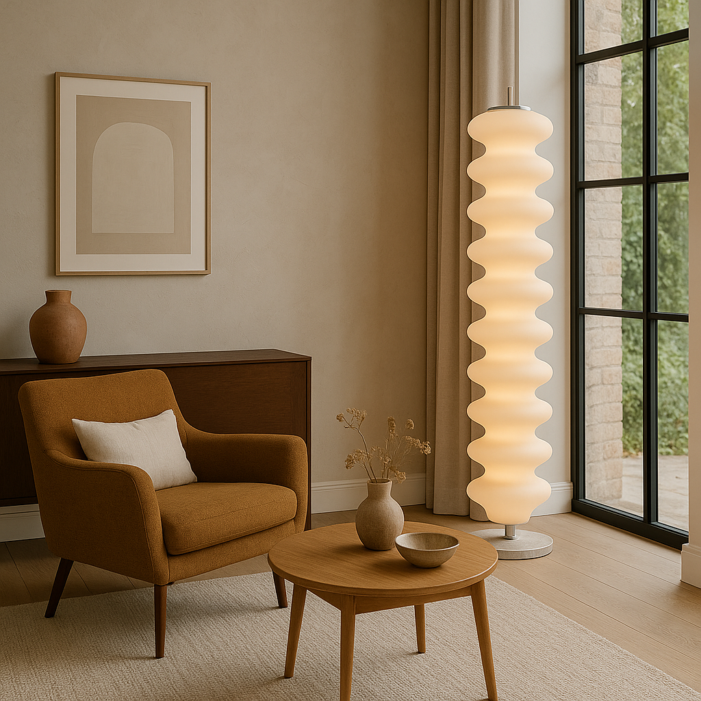 Nordisk LED-gulvlampe