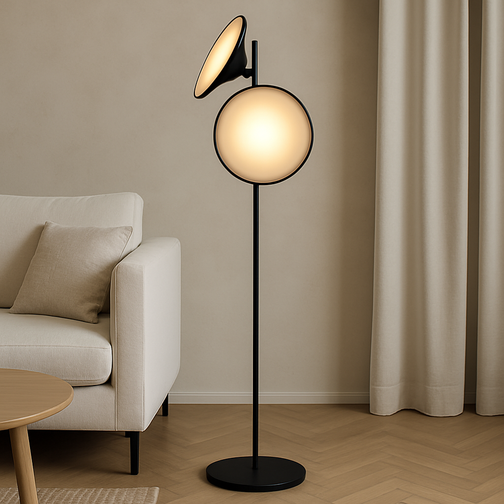 Glaru moderne gulvlampe