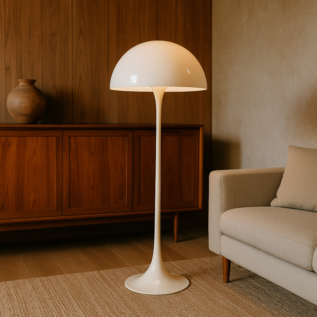 Champignon-gulvlampe