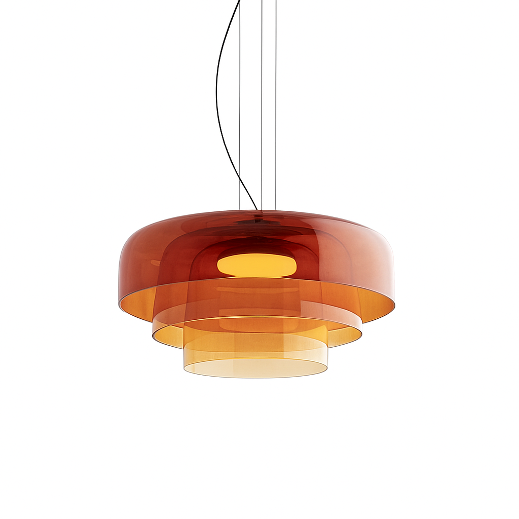 Pendellampe i glas