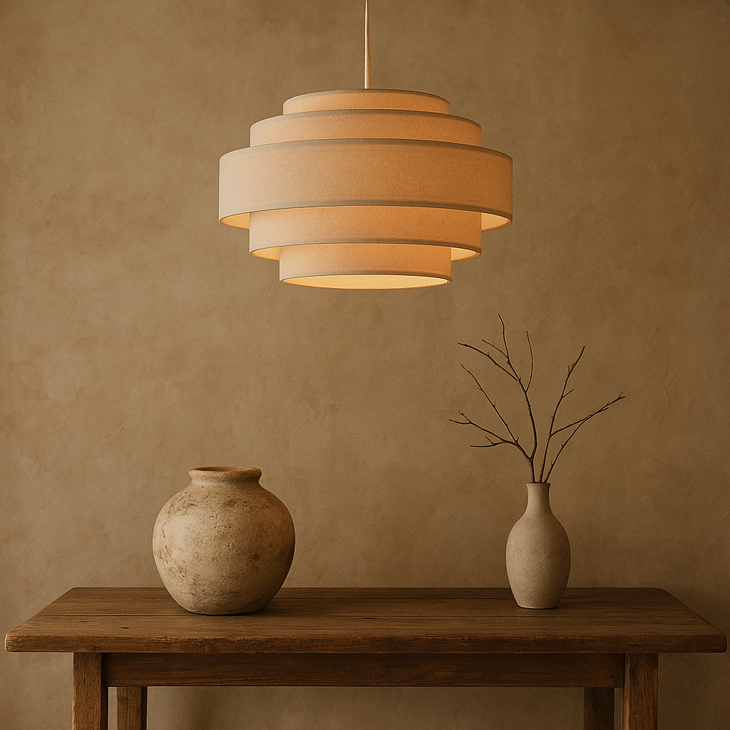 Wabi Sabi Ring Pendel Lampe