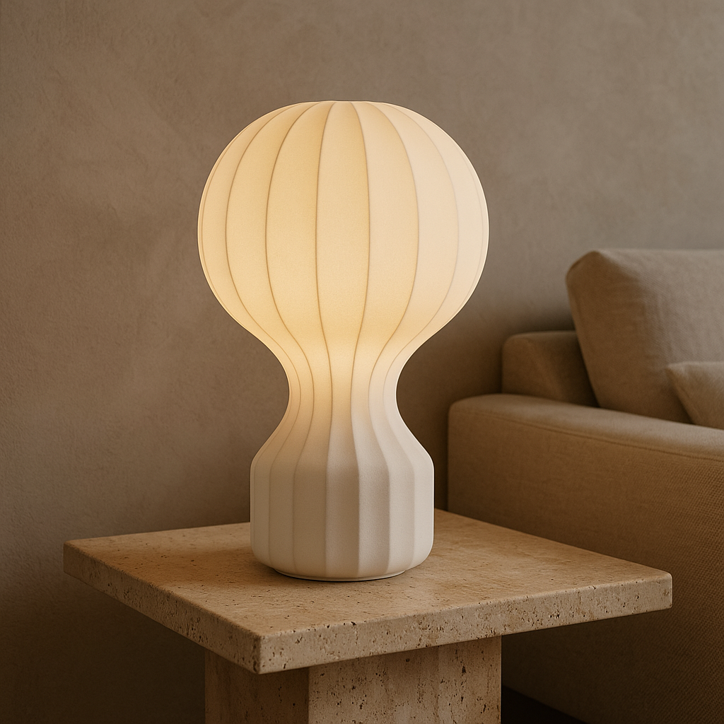 Wabi Sabi bordlampe i silke