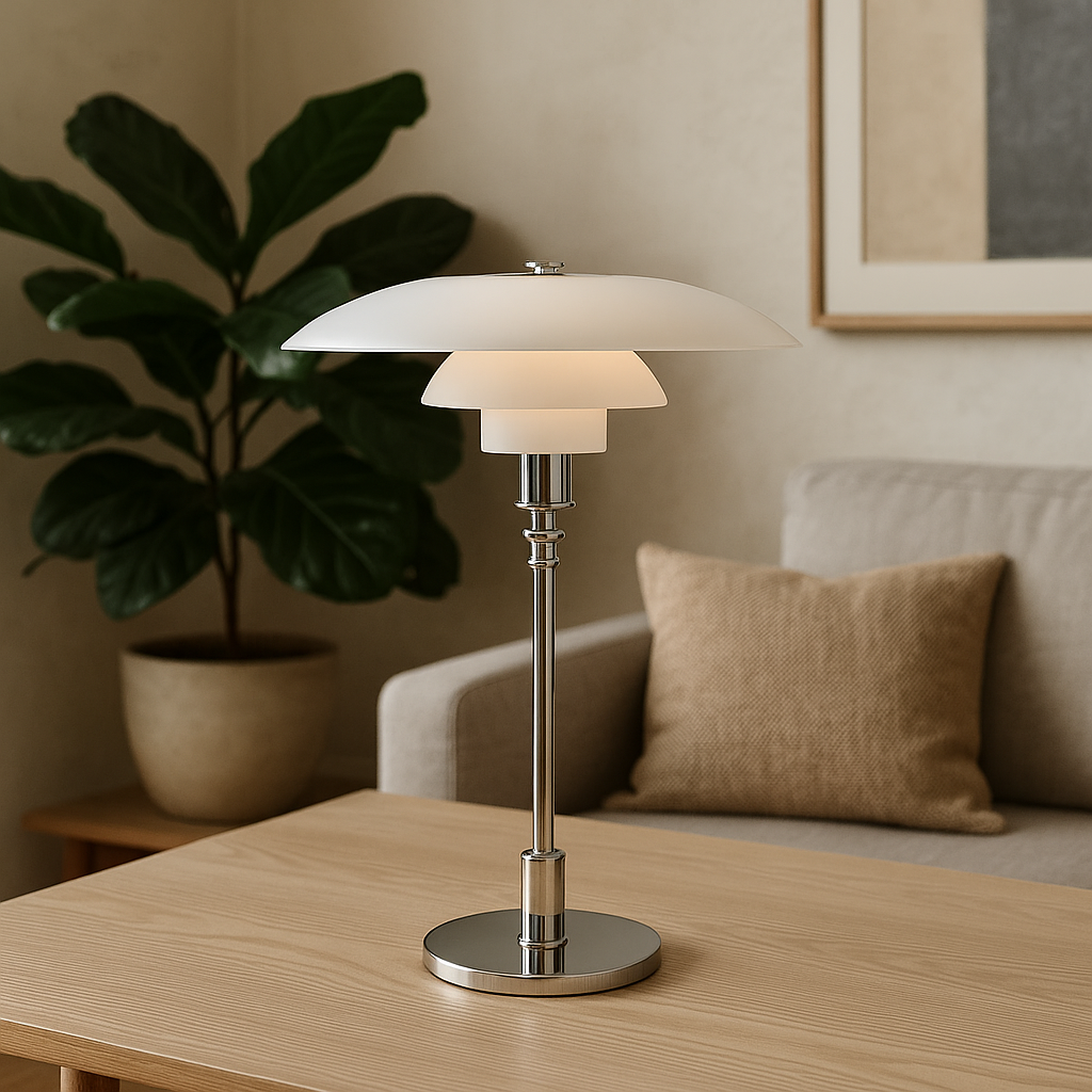 Dansk designer-bordlampe