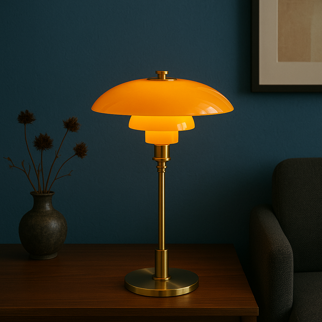 Dansk designer-bordlampe