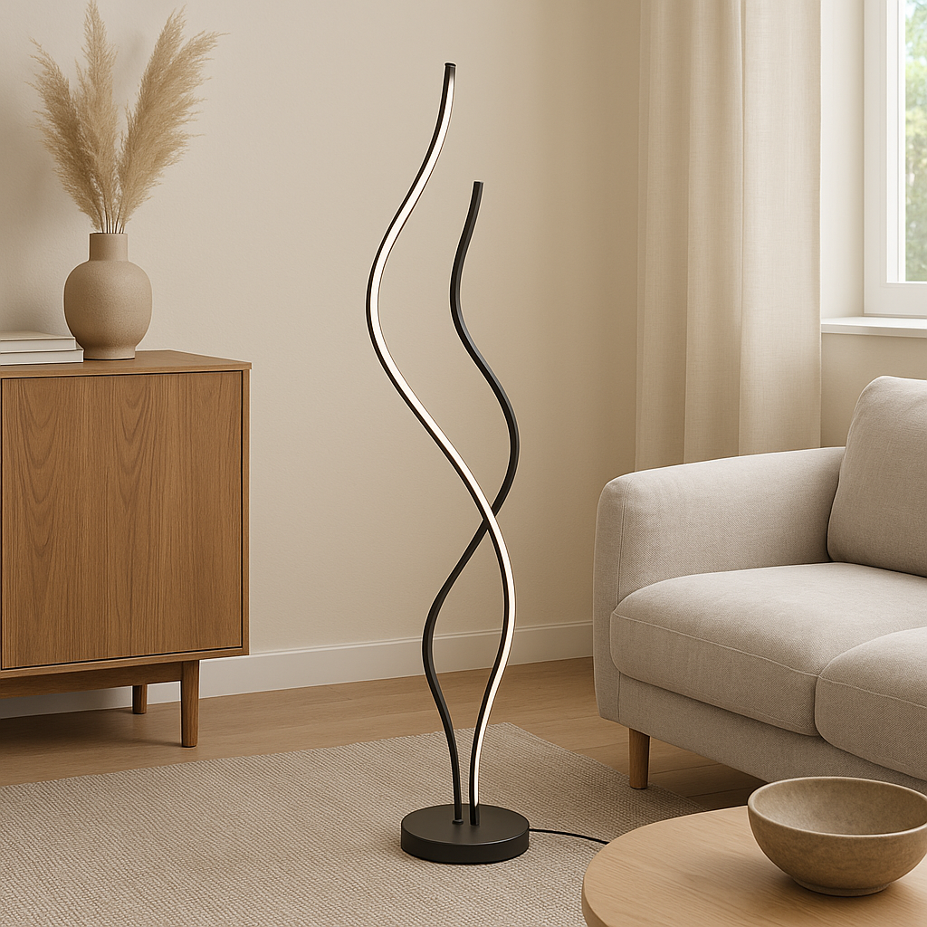 Gulvlampe i moderne stil