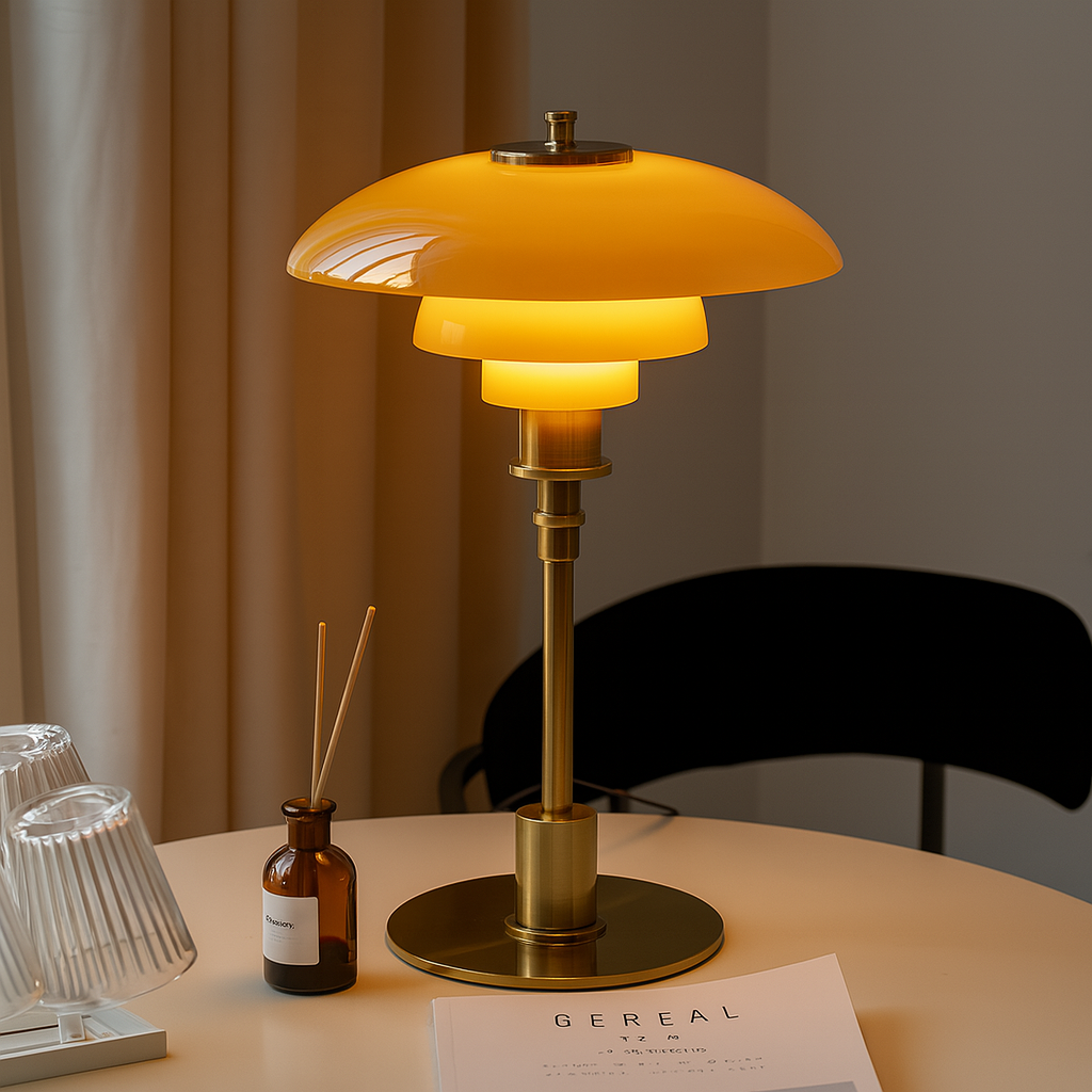 Dansk designer-bordlampe