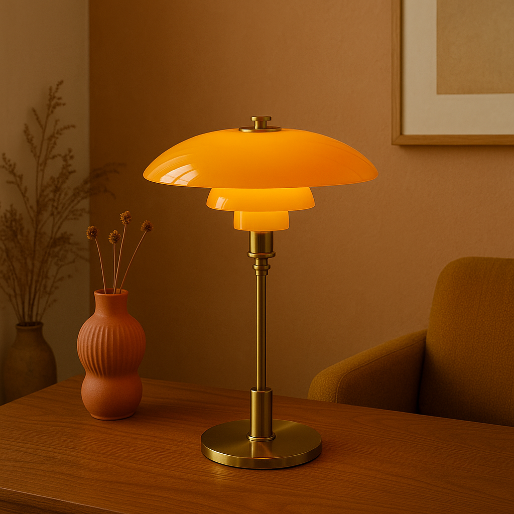 Dansk designer-bordlampe