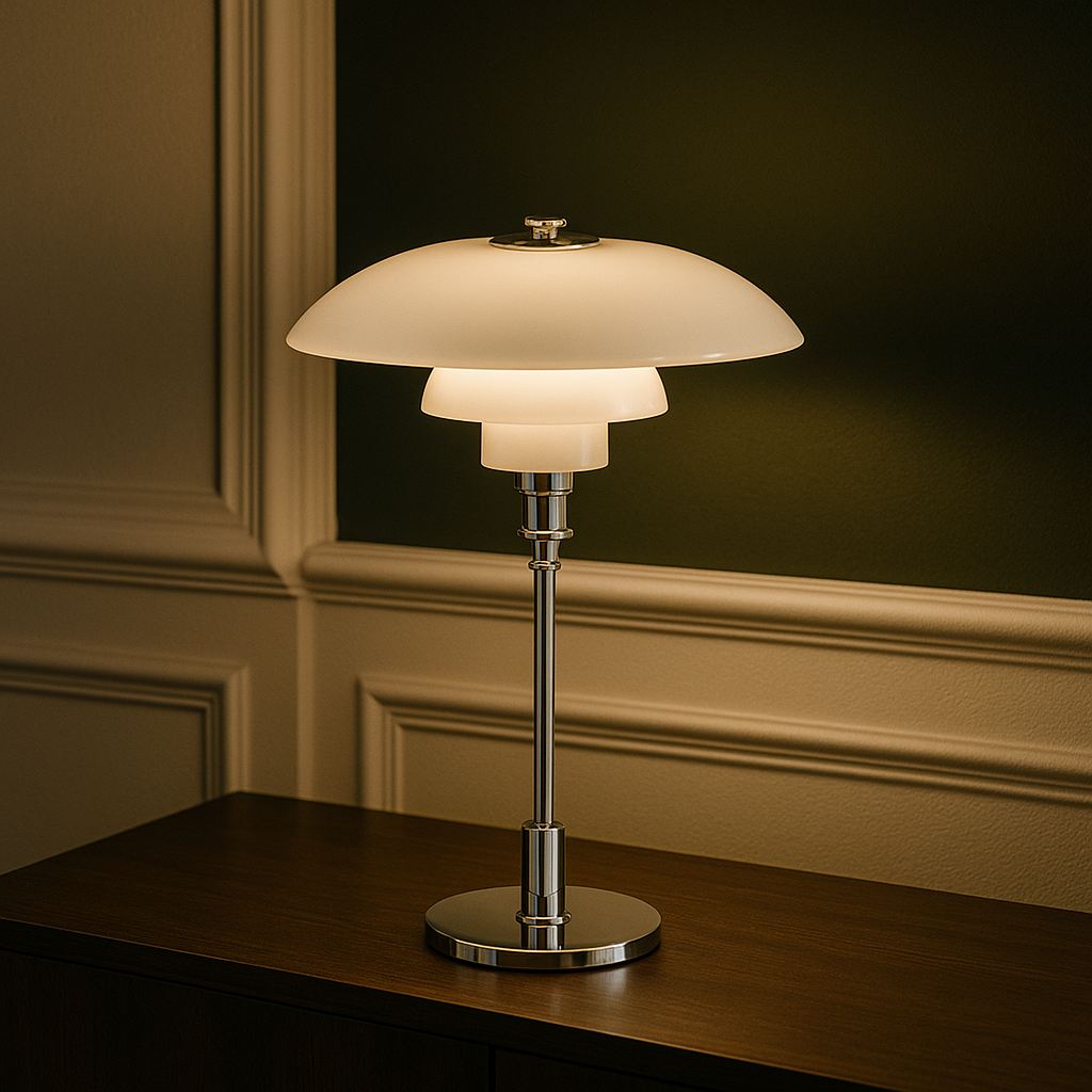 Dansk designer-bordlampe
