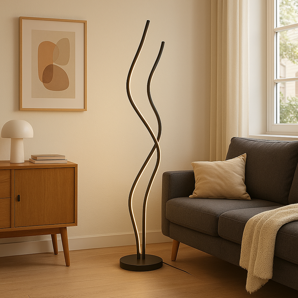 Gulvlampe i moderne stil