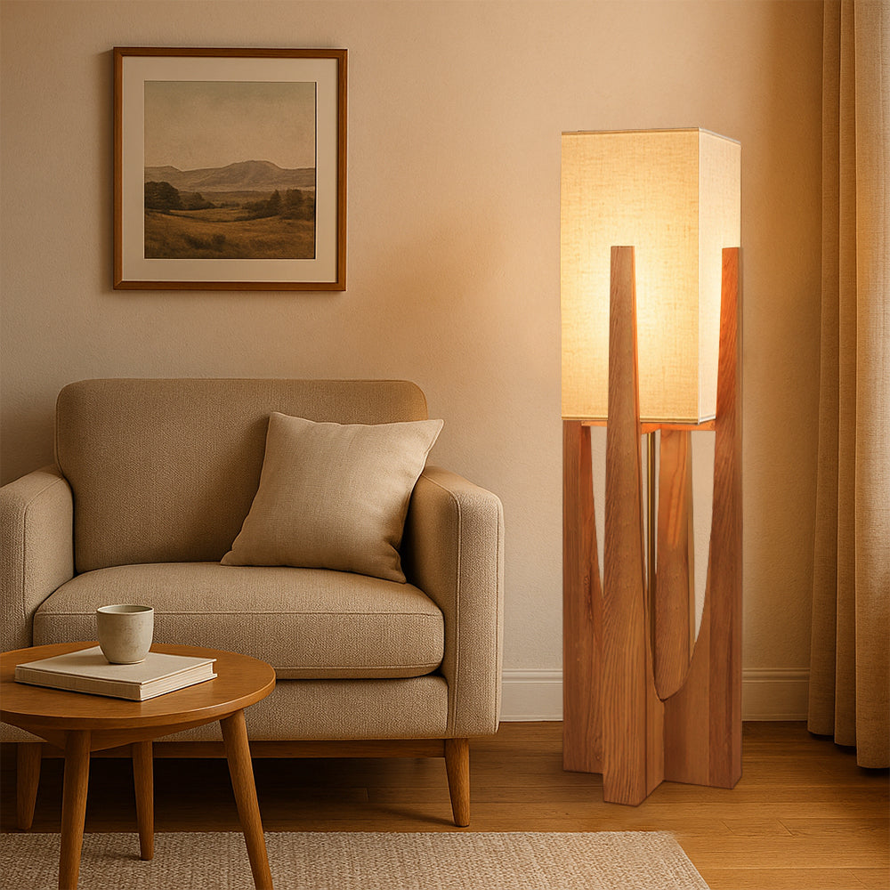 Wabi Sabi-gulvlampe i japansk stil