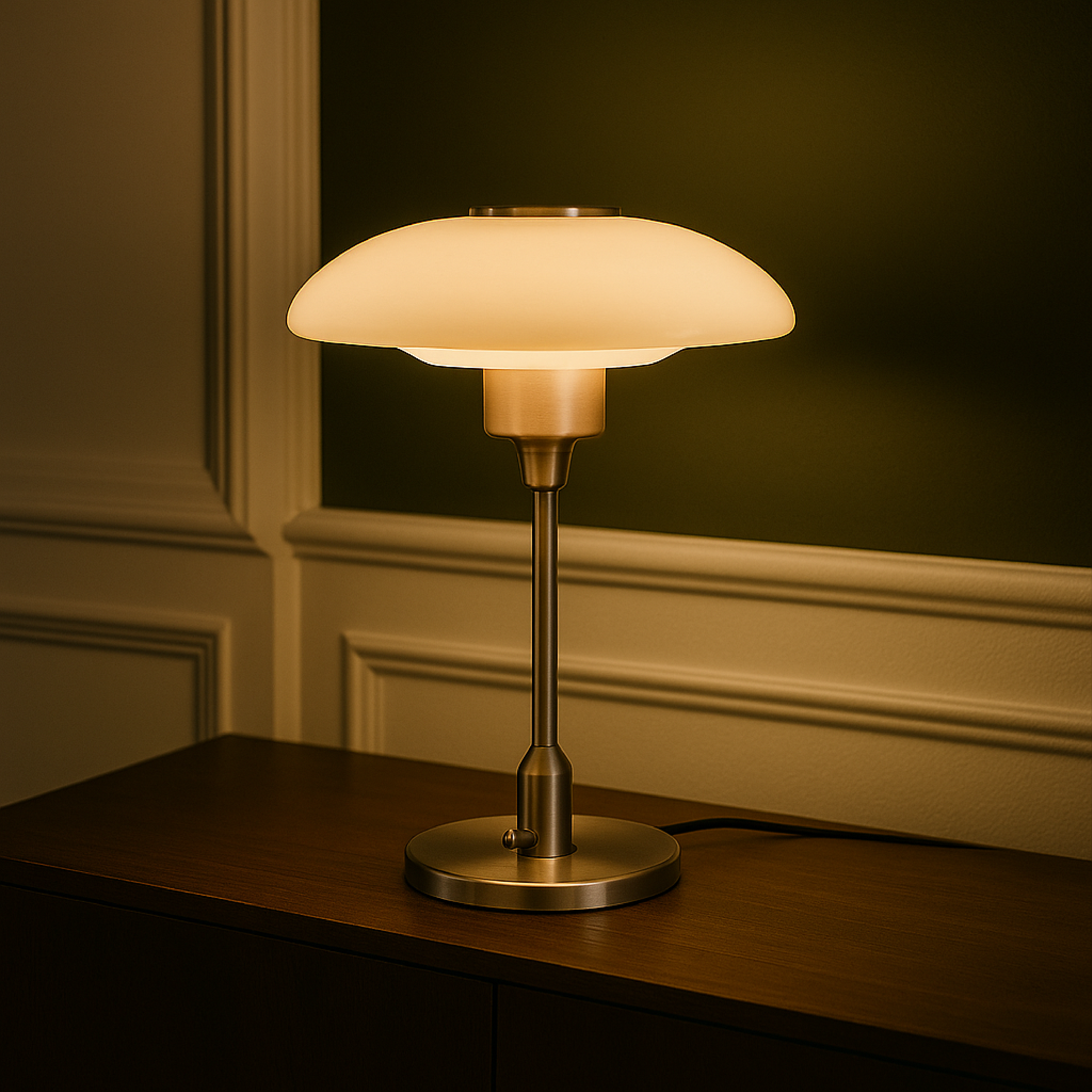 Svensk designer-bordlampe