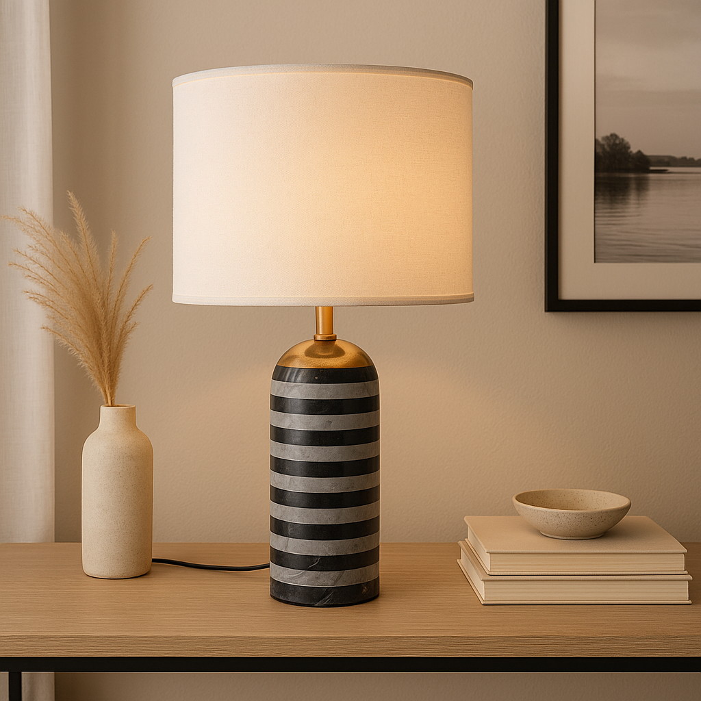 Rexo bordlampe i marmor