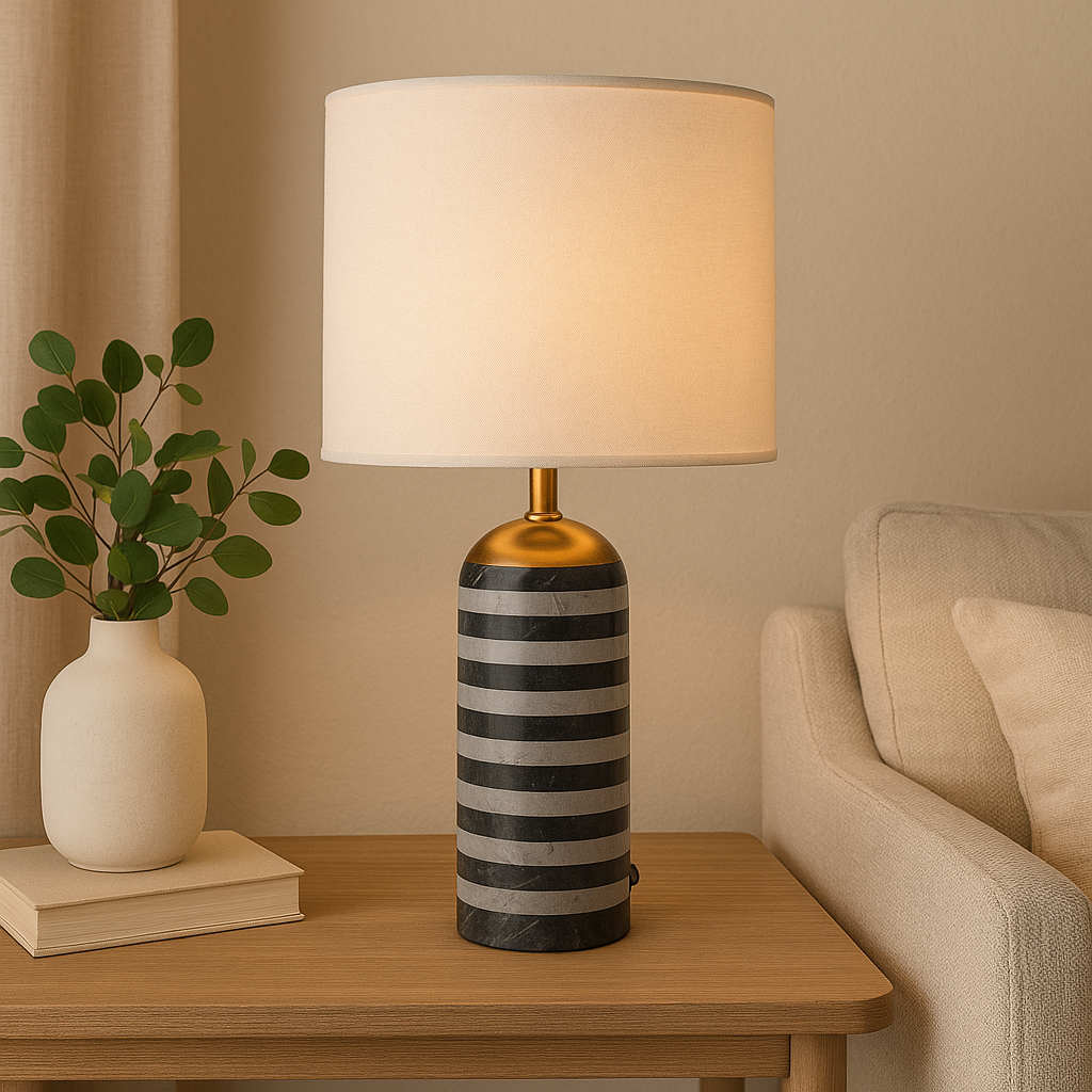 Rexo bordlampe i marmor