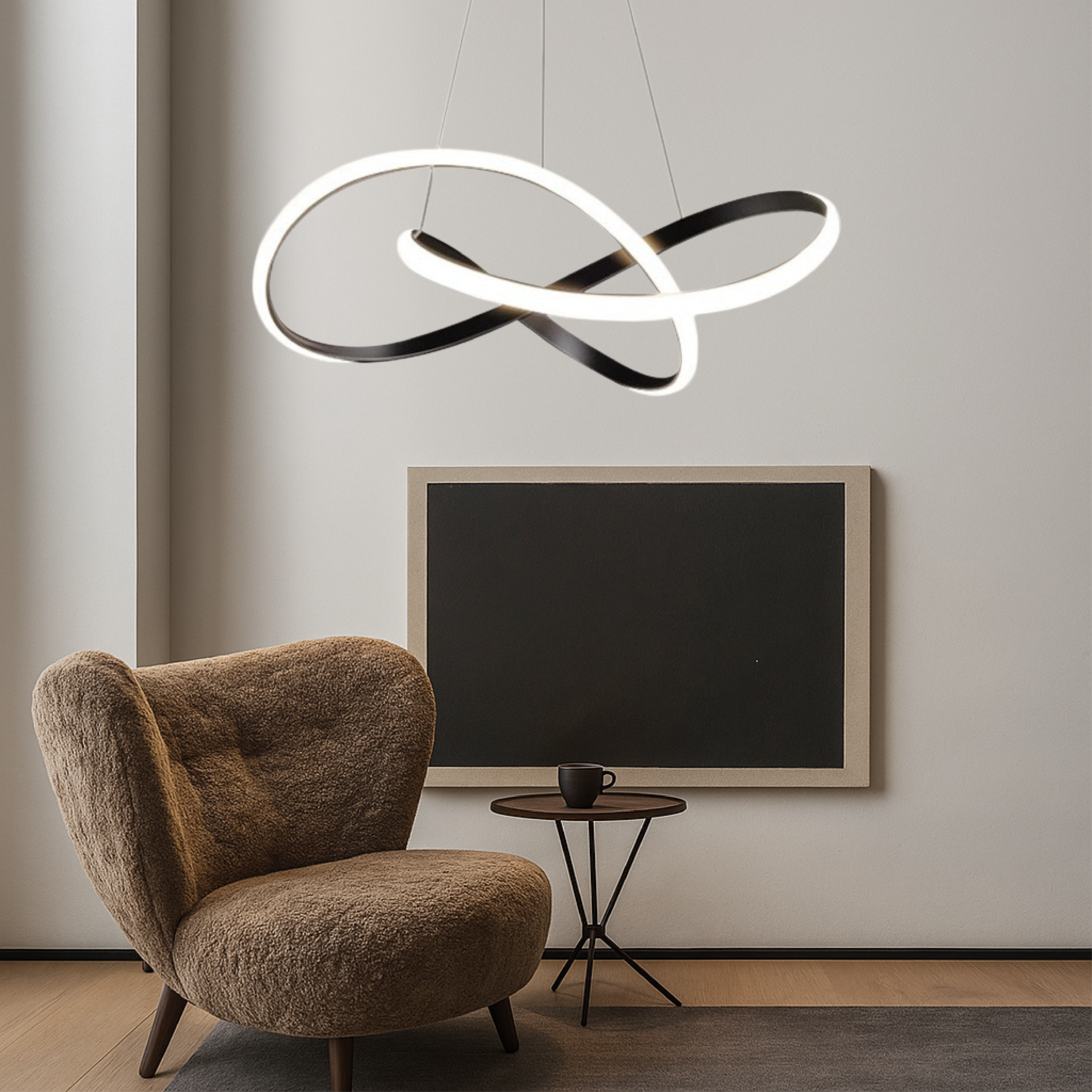 Moderne pendellampe til spisestuen
