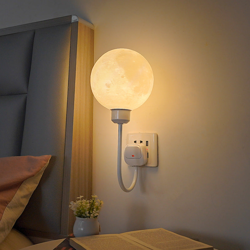 Plug-in Moon-væglampe