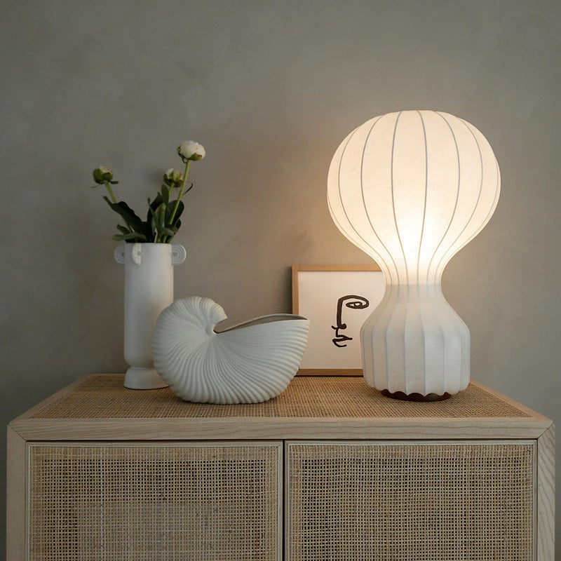 Wabi Sabi bordlampe i silke