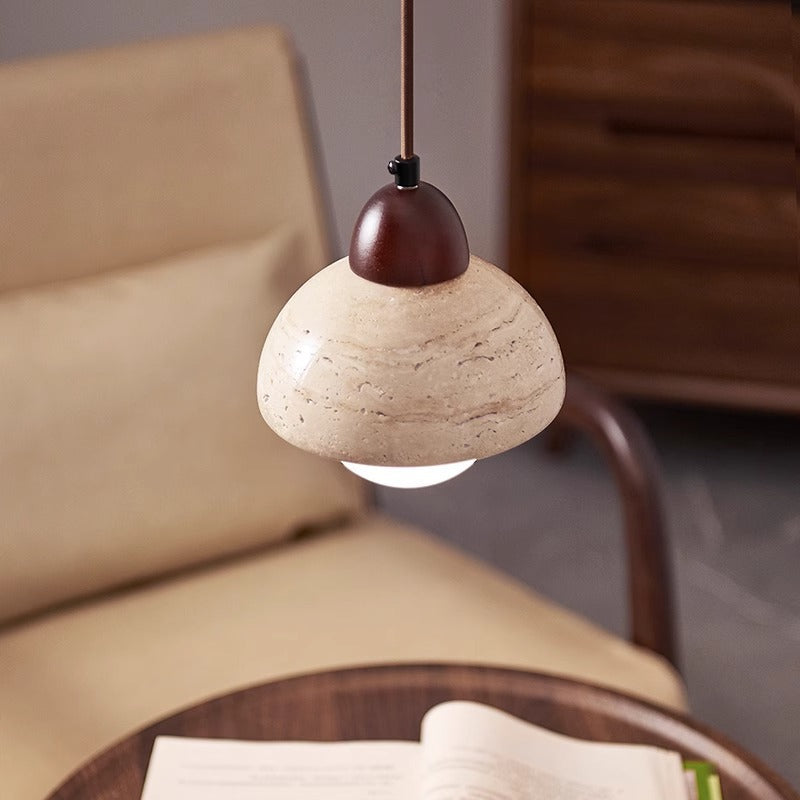 Mushroom Stone Pendel Lampe