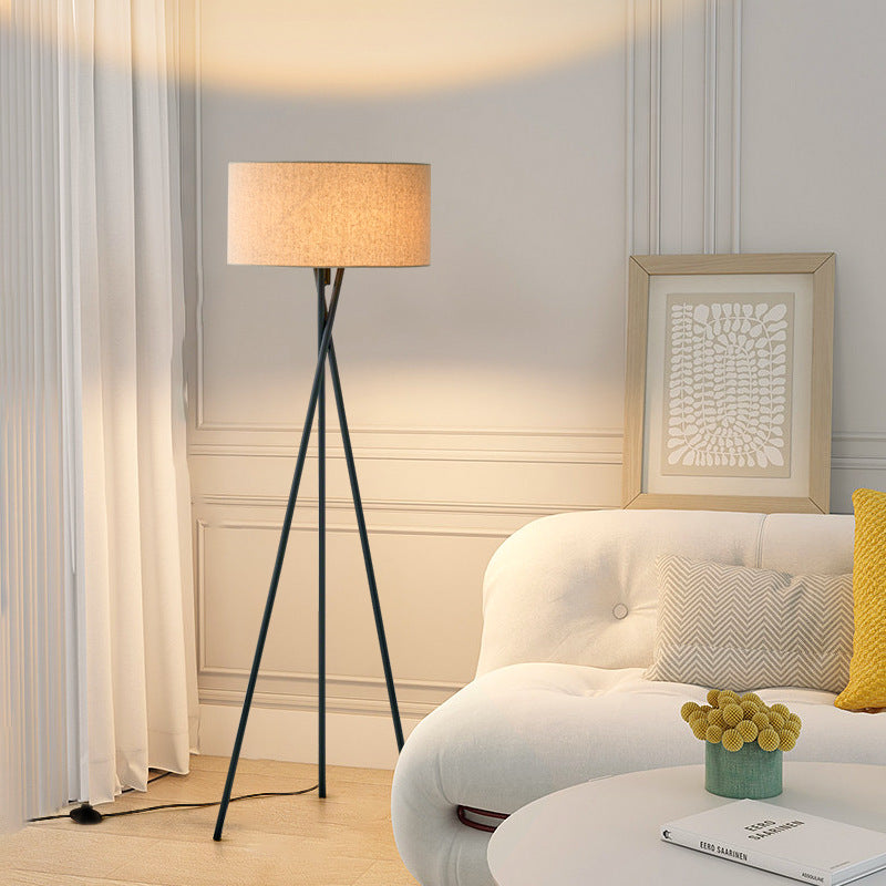 Gulvlampe i silke