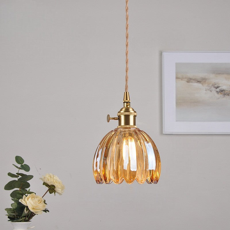Japansk pendellampe i glas