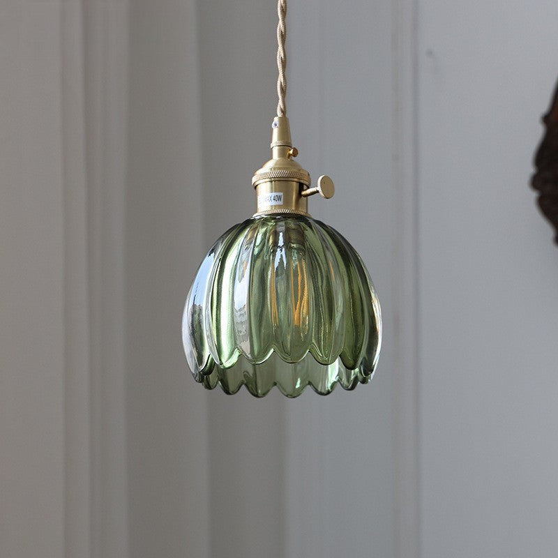 Japansk pendellampe i glas
