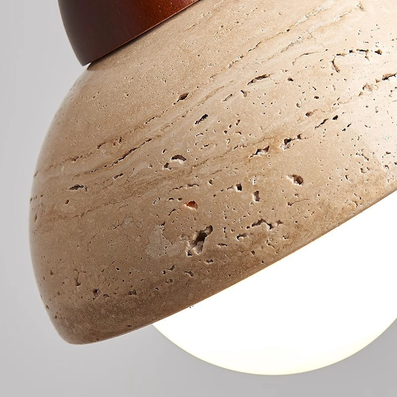 Mushroom Stone Pendel Lampe